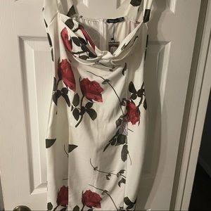 Floral Cupped Midi Dress - 12